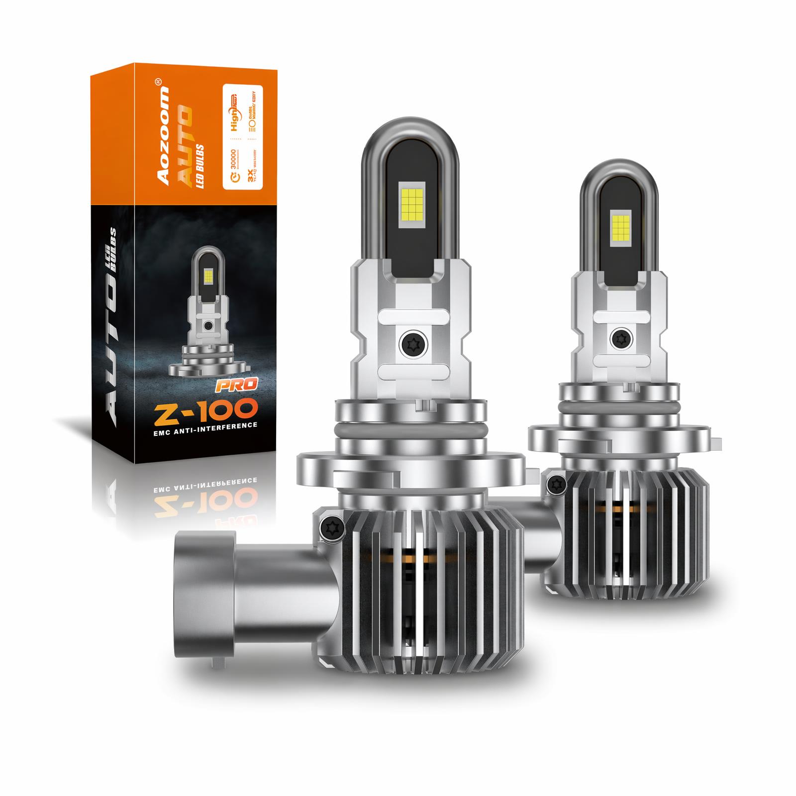Aozoom Z-100 Pro Series 9005 LED Bulbs, Brightness 8000LM 70W