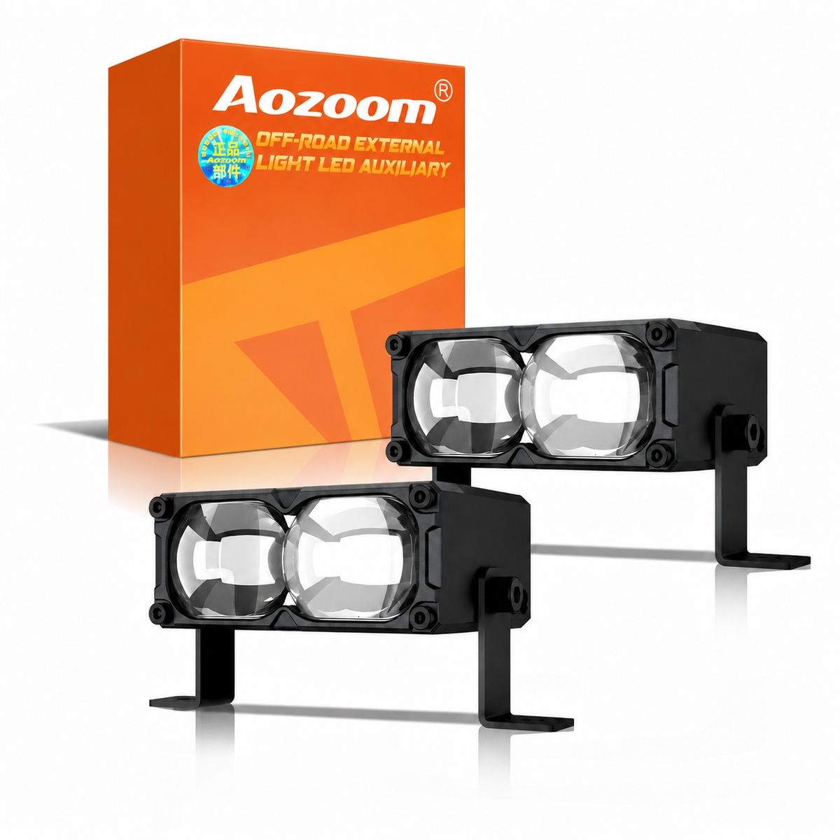 Aozoom Off-Road Series W-6 External Light, White Light